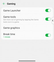 Game tools on second display - LG Wing 5G review