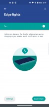 Moto Display: Edge Lights - Motorola Edge+ review