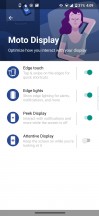 Moto Display: Edge Touch - Motorola Edge review