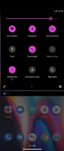 Home screen, general settings, recent apps, notification shade - Motorola Moto G 5G Plus review