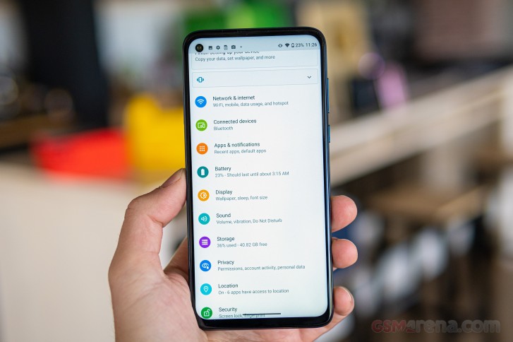 Moto G8 Power review: Lab tests - display, battery life and charging