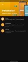 UI customization options - Motorola Moto G9 Play review