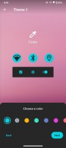 UI customization options - Motorola Moto G9 Play review