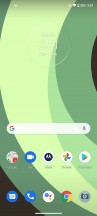 Home screen, app drawer, notification shade, recent apps - Motorola Moto G9 Plus review