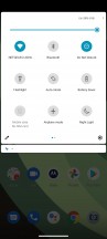 Home screen, app drawer, notification shade, recent apps - Motorola Moto G9 Plus review