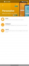 UI customizations - Motorola Moto G9 Plus review