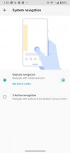 System navigation - Motorola One Fusion Plus review