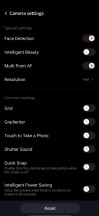 Camera menus - nubia Red Magic 5G review