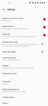 Launcher settings - Oneplus 8 Pro review