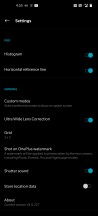 Camera UI and settings - Oneplus 8 Pro review