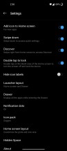 Additional settings and features for the home screen = - OnePlus 8 review