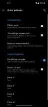 Navigation gestures and quick gestures - OnePlus 8 review