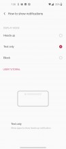 In-game notification settings - OnePlus 8T review