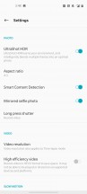 Camera settings - Oneplus Nord N10 5g review