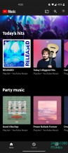 YouTube Music automatically switches to 60Hz for fullscreen video - OnePlus Nord review