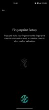 Fingerprint setup - OnePlus Nord review