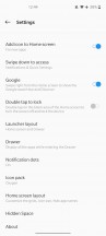 Launcher settings - OnePlus Nord review