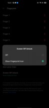 Fingerprint reader setup - Oppo Find X2 Pro review