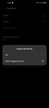 Fingerprint reader setup - Oppo Find X2 review