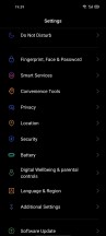 General settings menu and always-on display - Oppo Reno3 Pro 5G review