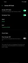 General settings menu and always-on display - Oppo Reno3 Pro 5G review