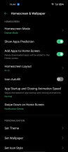 Home screen, recent apps, app drawer and home screen customizations - Oppo Reno3 Pro 5G review