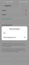 Fingerprint, Face & Password settings - Oppo Reno4 Pro 5G review