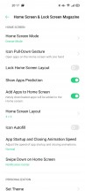 Homescreen settings - Oppo Reno4 Pro review