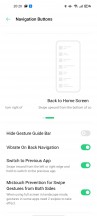 Navigation options - Oppo Reno4 Pro review