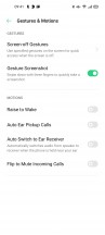 Gesture shortcuts - Oppo Reno4 Pro review