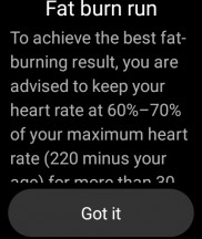 Fat burn run - Oppo Watch review