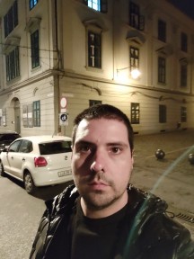 Nighttime selfies, portrait mode off/on - f/2.2, ISO 1162, 1/17s - Poco F2 Pro long-term review