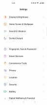 More settings - Realme 6 Pro review