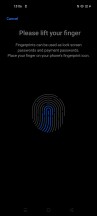 Fingerprint setup and settings - Realme 7 5G review