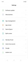 Settings menu - Realme C15 Hands-on review