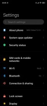 Settings - Xiaomi Redmi Note 9 Pro long-term review