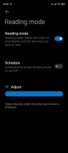 Display settings - Xiaomi Redmi Note 9 Pro long-term review