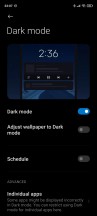 Dark mode settings - Xiaomi Redmi Note 9 Pro long-term review