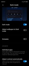 Dark mode settings - Xiaomi Redmi Note 9 Pro long-term review