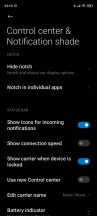 Control center is opt-in - Xiaomi Redmi Note 9 Pro long-term review