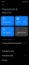 Biometrics settings - Xiaomi Redmi Note 9 Pro long-term review