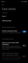 Biometrics settings - Xiaomi Redmi Note 9 Pro long-term review