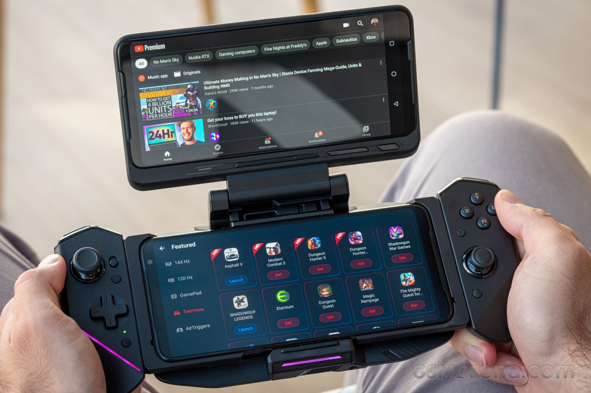 ASUS ROG Kunai 3 Gamepad & TwinView Dock 3 review: TwinView