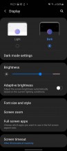 Dark mode - Samsung Galaxy A21s review