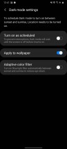 Dark mode - Samsung Galaxy A31 review