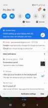 Notification shade - Samsung Galaxy A42 5G review