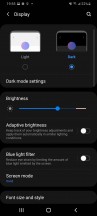 Dark mode - Samsung Galaxy A42 5G review