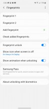 Biometrics - Samsung Galaxy A51 5G review