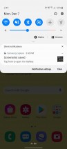 Notification shade - Samsung Galaxy M51 review