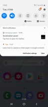 Notification shade - Samsung Galaxy Note10 Lite review